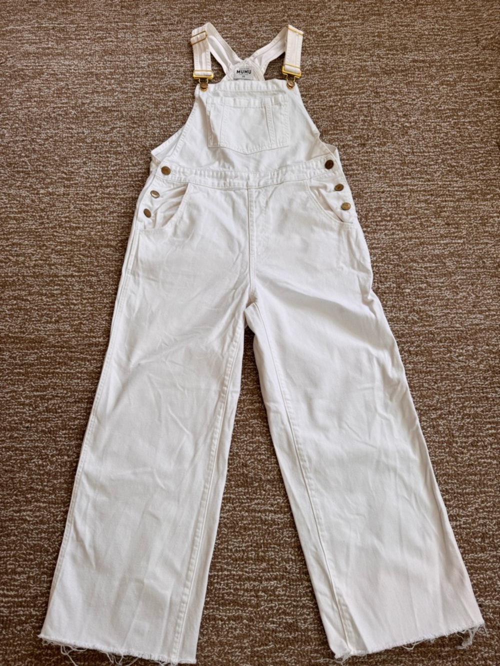 Show me your Mumu Marfa Overalls Off White xs
